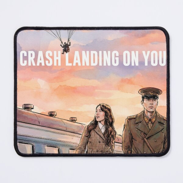 Item preview, Crash Landing on You K-drama tv show poster designed and sold by PatyEmiko.