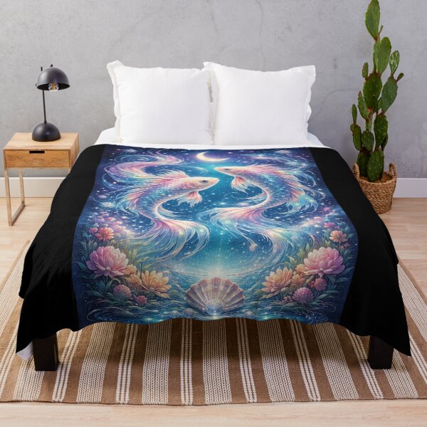 Item preview, Celestial Twin Fish Dreamscape designed and sold by Sybille-Yates.