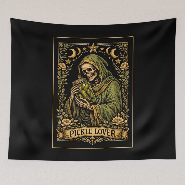 Item preview, Pickle Lover Tarot Card designed and sold by SidTastic .