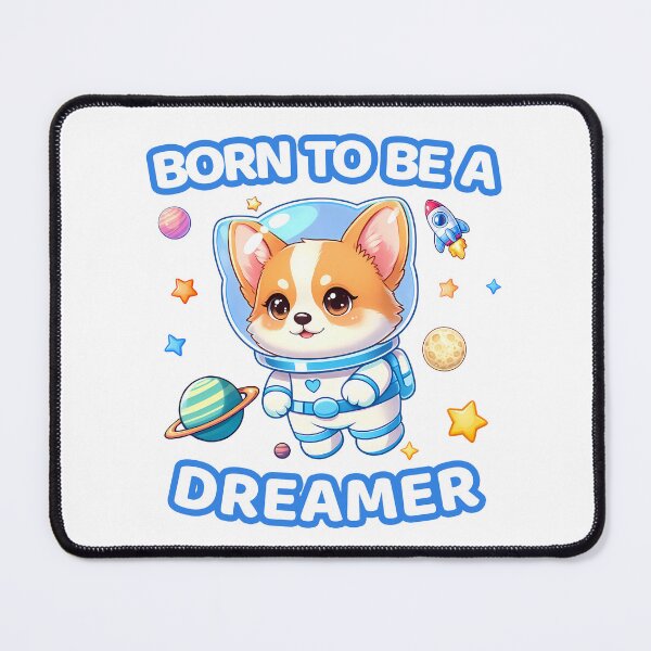 Item preview, Born to be a dreamer - astronaut dog M designed and sold by made4K.