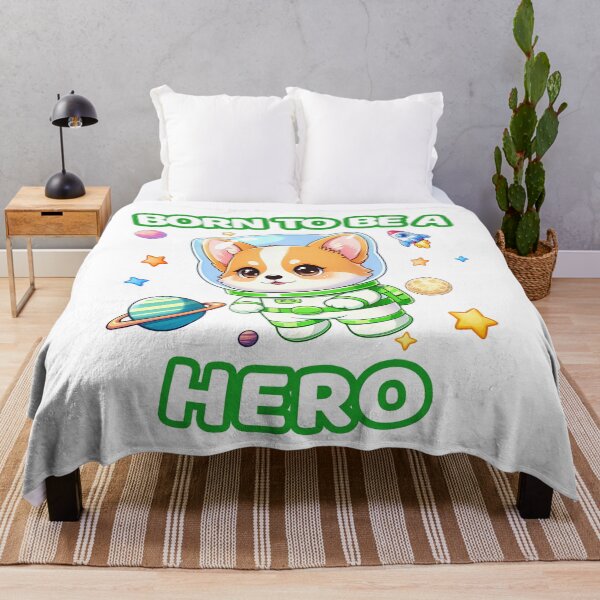 Item preview, Born to be a hero - astronaut dog N designed and sold by made4K.