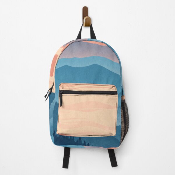 Item preview, Minimalist Line-Art Mountain Set - Vibrant Sunset Edition. designed and sold by LuxeBuzz.