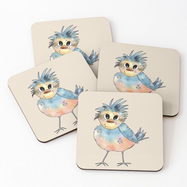 Item preview, colorful bird designed and sold by Blumchen.
