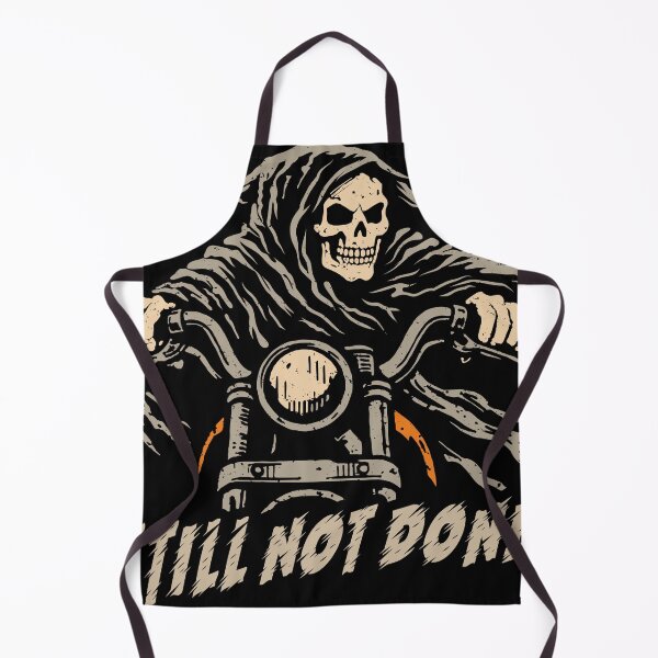 Item preview, Still Not Done Grim Reaper Biker Motorcycle Vintage Art designed and sold by kosongxlima.