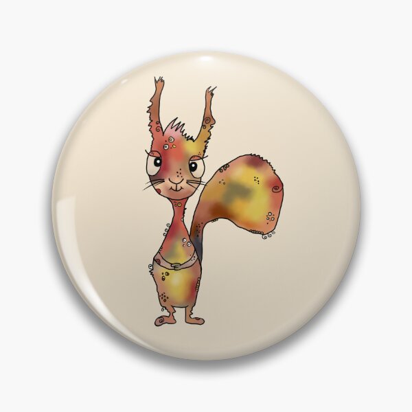 Item preview, colorful squirrel designed and sold by Blumchen.