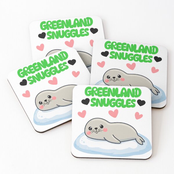 Item preview, Cute Seal in Greenland – Snuggly Winter Love designed and sold by ProQ Creative Prints.