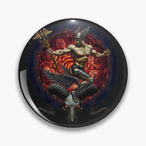 Item preview, Hermes Psychopomp Dark Mythology Caduceus designed and sold by Clark A Bennett.