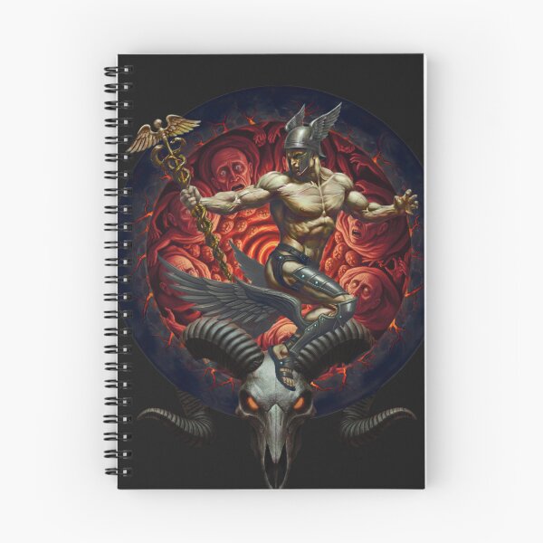 Item preview, Hermes Psychopomp Dark Mythology Caduceus designed and sold by Clark A Bennett.