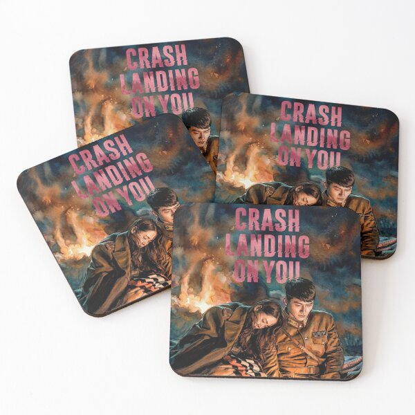 Item preview, Crash Landing on You K-drama tv show poster designed and sold by PatyEmiko.