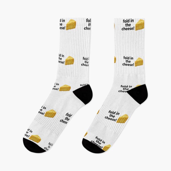 Item preview, Fold In the Cheese!  Funny Cooking Quote Design with Yellow Cheese Illustration designed and sold by Ditstyle.