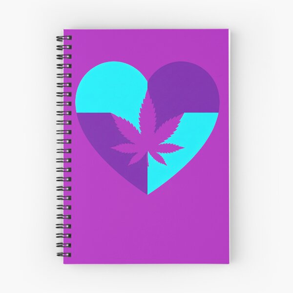 Item preview, Vaporwave Cannabis Geometric Heart Leaf Aesthetic designed and sold by MarCinu Art.