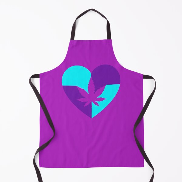 Item preview, Vaporwave Cannabis Geometric Heart Leaf Aesthetic designed and sold by MarCinu Art.