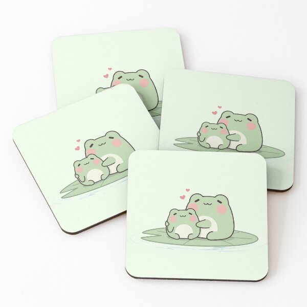 Item preview, Cute Frog Couple – Kawaii Valentine’s Love designed and sold by soletstudio.
