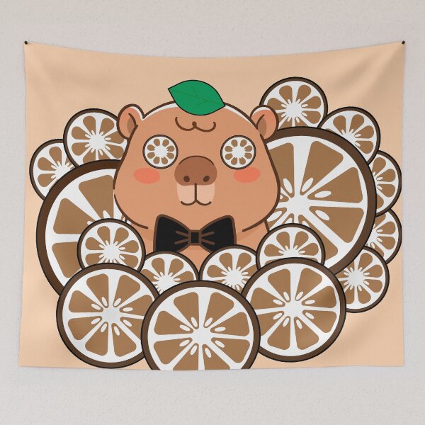 Item preview, Zen Kawaii Capybara Spa Day with Citrus designed and sold by Kanniax.