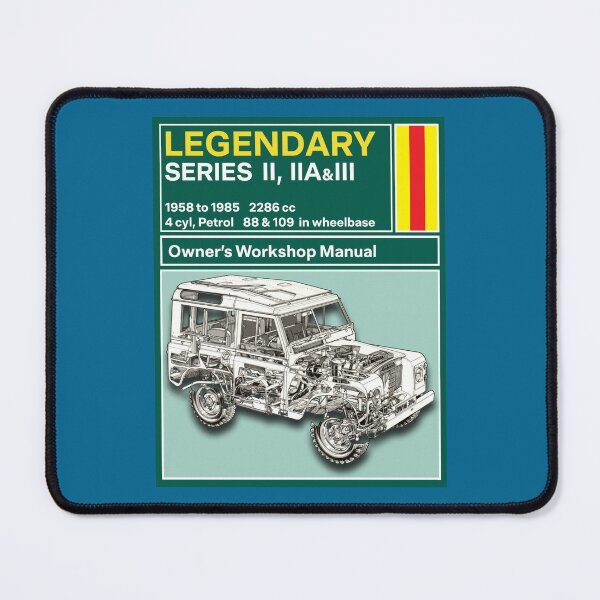 Artikelvorschau, Werkstatthandbuch für Oldtimerbesitzer, Serie II, IIA & III entworfen und verkauft von CEastwoodPhotos.