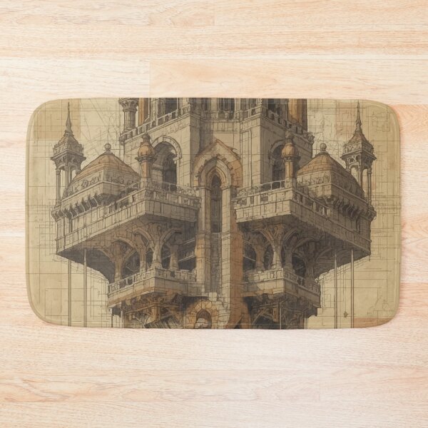 Item preview, The Floating Citadel designed and sold by AbstractAnom.