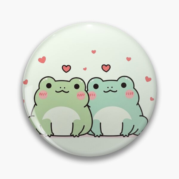 Item preview, Kawaii Frog Couple in Love – Cute Valentine’s Day Design designed and sold by soletstudio.