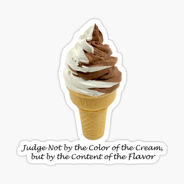 "Ice Cream Martin Luther King I Have a Dream" Sticker by oggi0