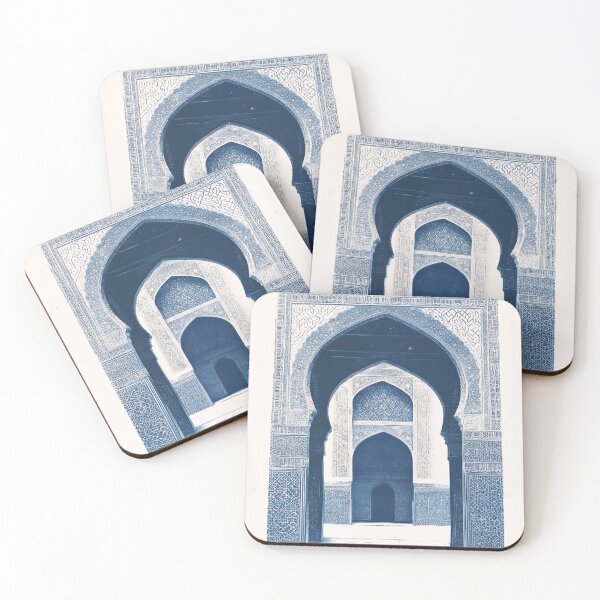 Item preview, Intricate Arches of a Persian Blue Mosque designed and sold by Elentiya-art.