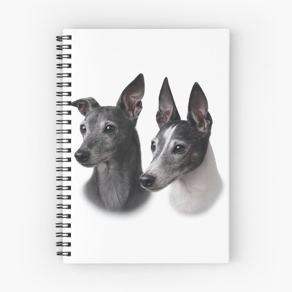 Item preview, Two black & white whippet heads designed and sold by McSilkens.