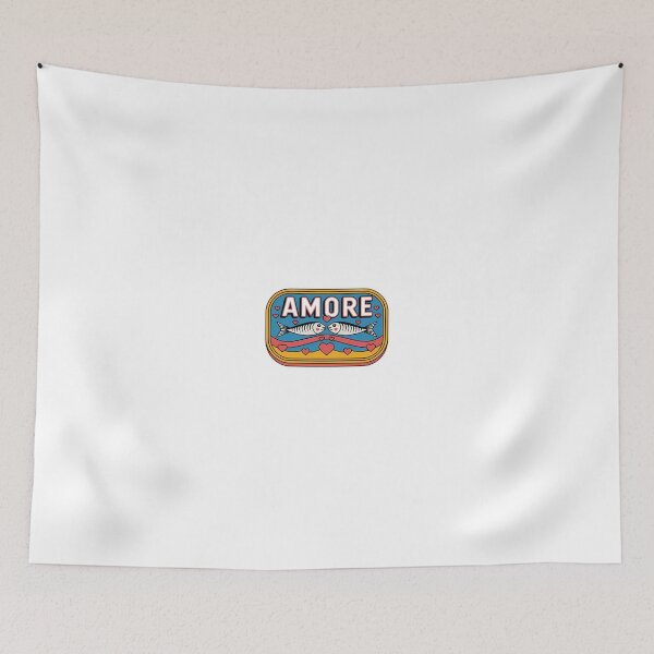 Item preview, Amore Sardines - Retro Tinned Fish Aesthetic designed and sold by ItaloVibes.