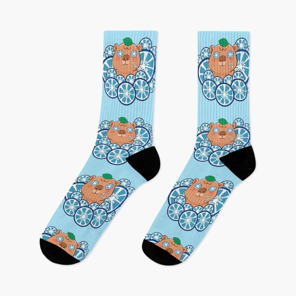 Item preview, Blue Zen Capybara Spa Day with Bandage designed and sold by Kanniax.