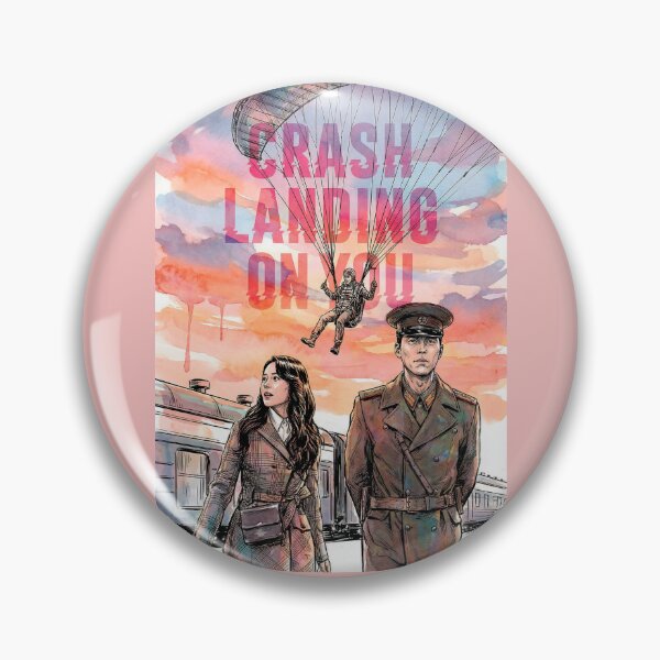 Item preview, Crash Landing on You K-drama tv show poster designed and sold by PatyEmiko.