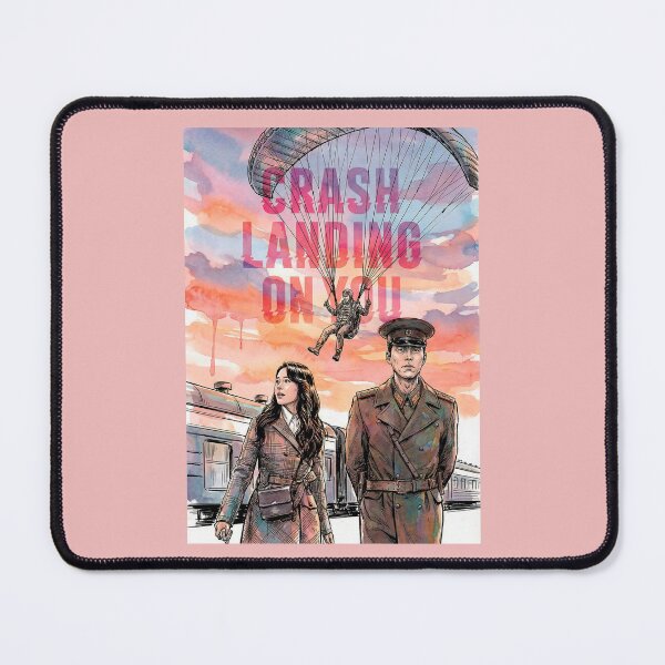 Item preview, Crash Landing on You K-drama tv show poster designed and sold by PatyEmiko.