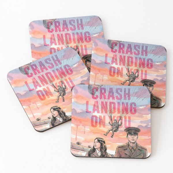 Item preview, Crash Landing on You K-drama tv show poster designed and sold by PatyEmiko.
