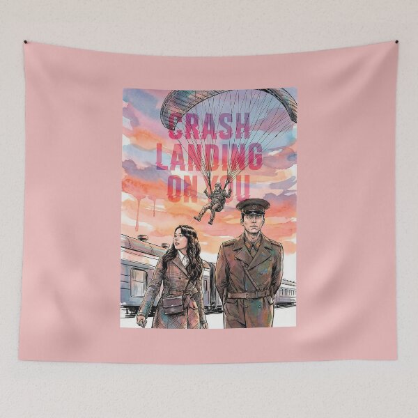 Item preview, Crash Landing on You K-drama tv show poster designed and sold by PatyEmiko.