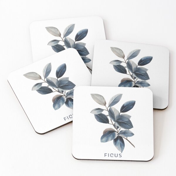 Item preview, Ficus Elastica, blue leaves  designed and sold by Lilja888.