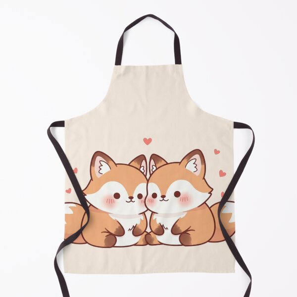 Item preview, Kissing Fox Couple – Cute Kawaii Valentine’s Day Illustration designed and sold by soletstudio.