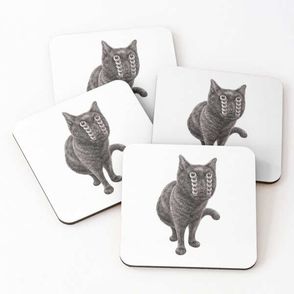 Item preview, Nodding Cat designed and sold by krystalRomanart.