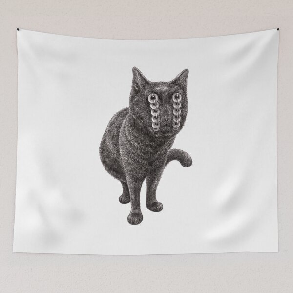 Item preview, Nodding Cat designed and sold by krystalRomanart.