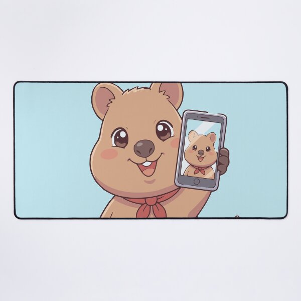 Item preview, Quokka Selfie Cartoon Cute Australian Marsupial designed and sold by AntiqueImages.