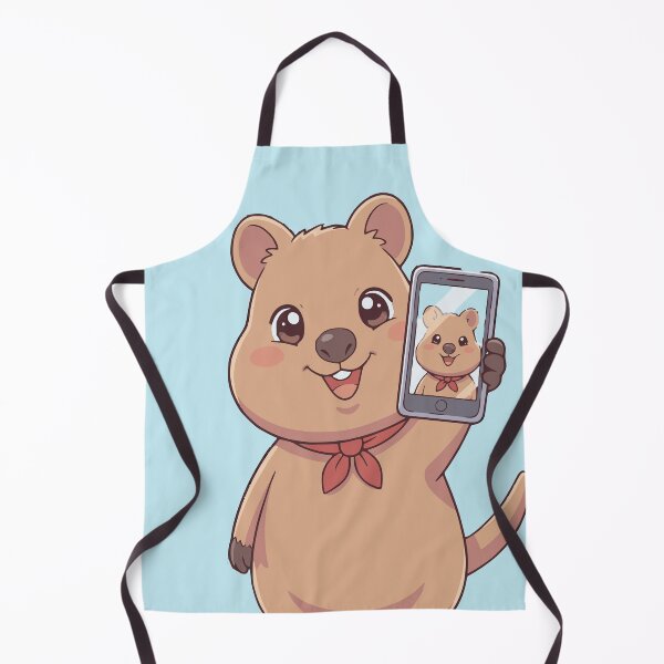 Item preview, Quokka Selfie Cartoon Cute Australian Marsupial designed and sold by AntiqueImages.