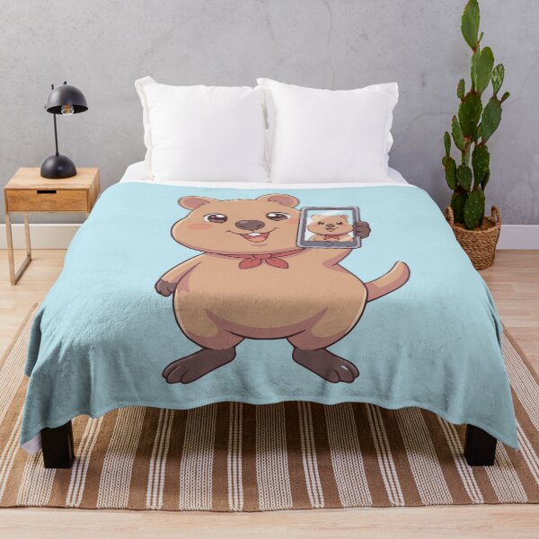 Item preview, Quokka Selfie Cartoon Cute Australian Marsupial designed and sold by AntiqueImages.