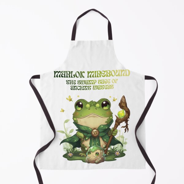 Item preview, Marlok Mirebound – Swamp Sage Frog Mage | Ancient Marsh Healer designed and sold by Monzora.