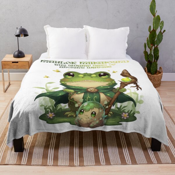 Item preview, Marlok Mirebound – Swamp Sage Frog Mage | Ancient Marsh Healer designed and sold by Monzora.