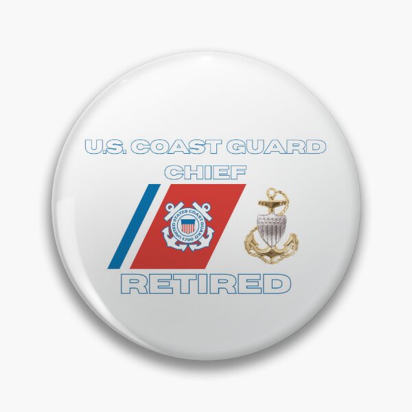 Item preview, Coast Guard Chief Retired designed and sold by Coastiecositas.