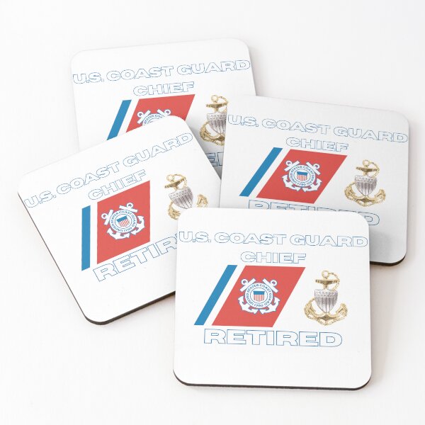Item preview, Coast Guard Chief Retired designed and sold by Coastiecositas.