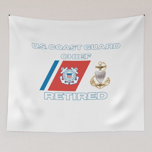 Item preview, Coast Guard Chief Retired designed and sold by Coastiecositas.