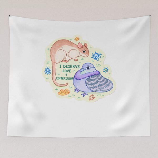 Item preview, I Deserve Love And Compassion designed and sold by krystalRomanart.