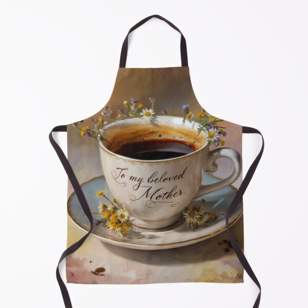 Item preview, Coffee with the scent of flowers,oil paint. designed and sold by elegantpaterns.