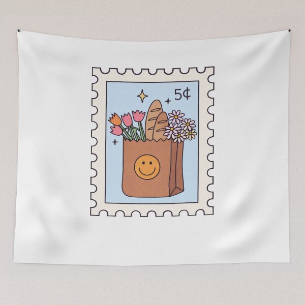 Item preview, Grocery Bag Stamp designed and sold by krystalRomanart.