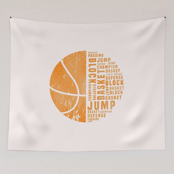 Item preview, Basketball Wordcloud designed and sold by TeesYouWant.