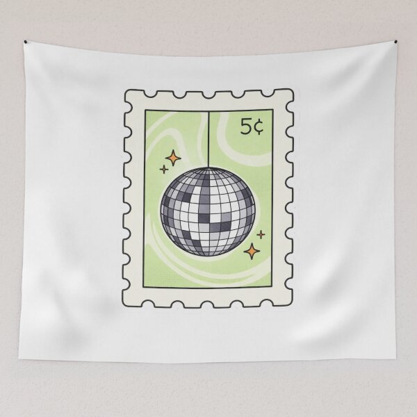 Item preview, Disco Ball Stamp designed and sold by krystalRomanart.