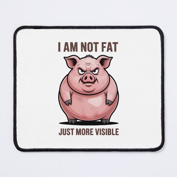 Item preview, Pig is not fat Text ... Cartoon designed and sold by Museum Of Non-Existing Art.