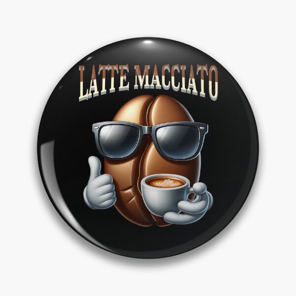 Item preview, Latte Macchiato - cool coffee bean drinks coffee designed and sold by ReneMM.