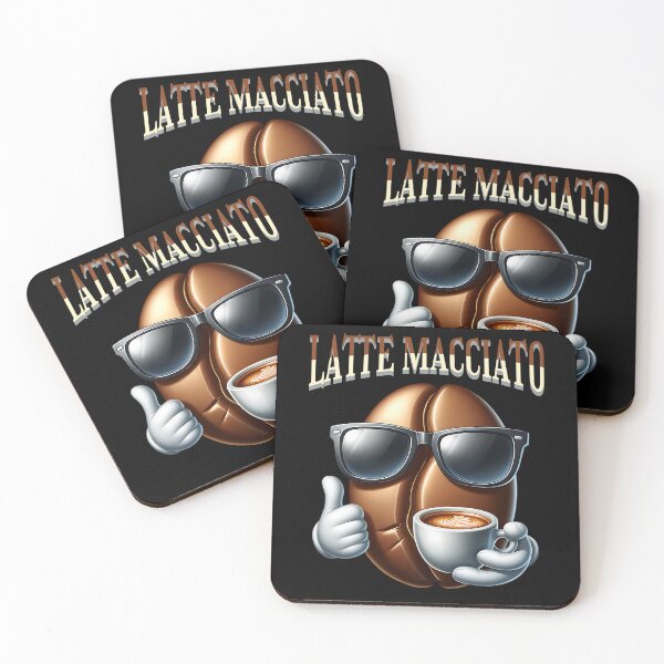 Item preview, Latte Macchiato - cool coffee bean drinks coffee designed and sold by ReneMM.